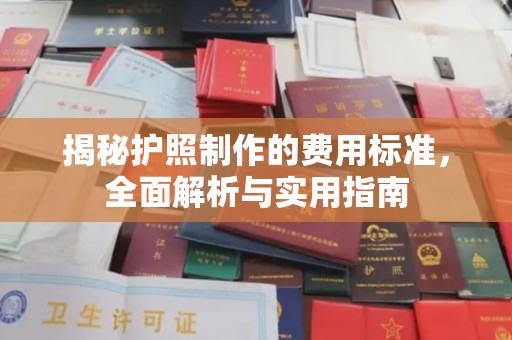 泗县揭秘护照制作的费用标准，全面解析与实用指南